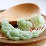 Plastic Lucite Rose Pendant..