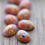Vintage Pink Millefiori Fla..